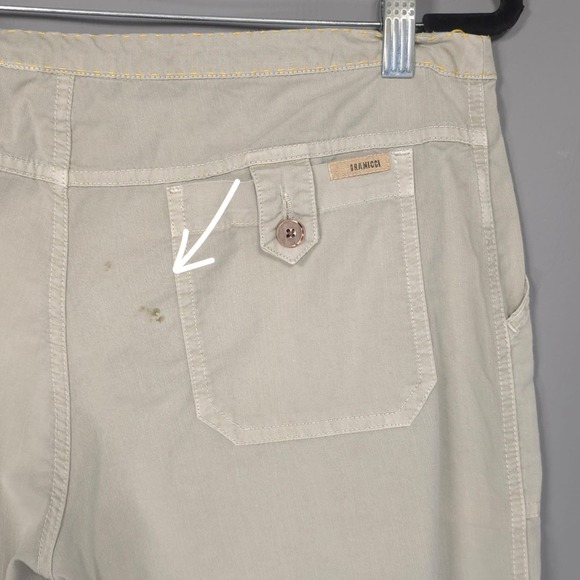 GRAMICCI Women's Pants Size 6 Straight Flare Drawstring Hiking Gray Green - Picture 7 of 12